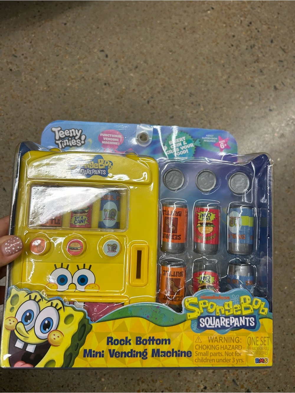 SpongeBob SquarePants Rock Bottom Mini Vending Machine